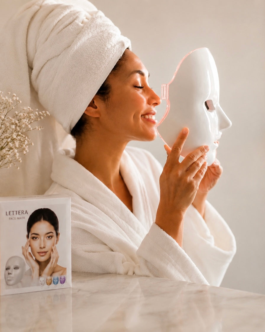 LED Facial Therapy Mask | 7-Color Light Therapy Device