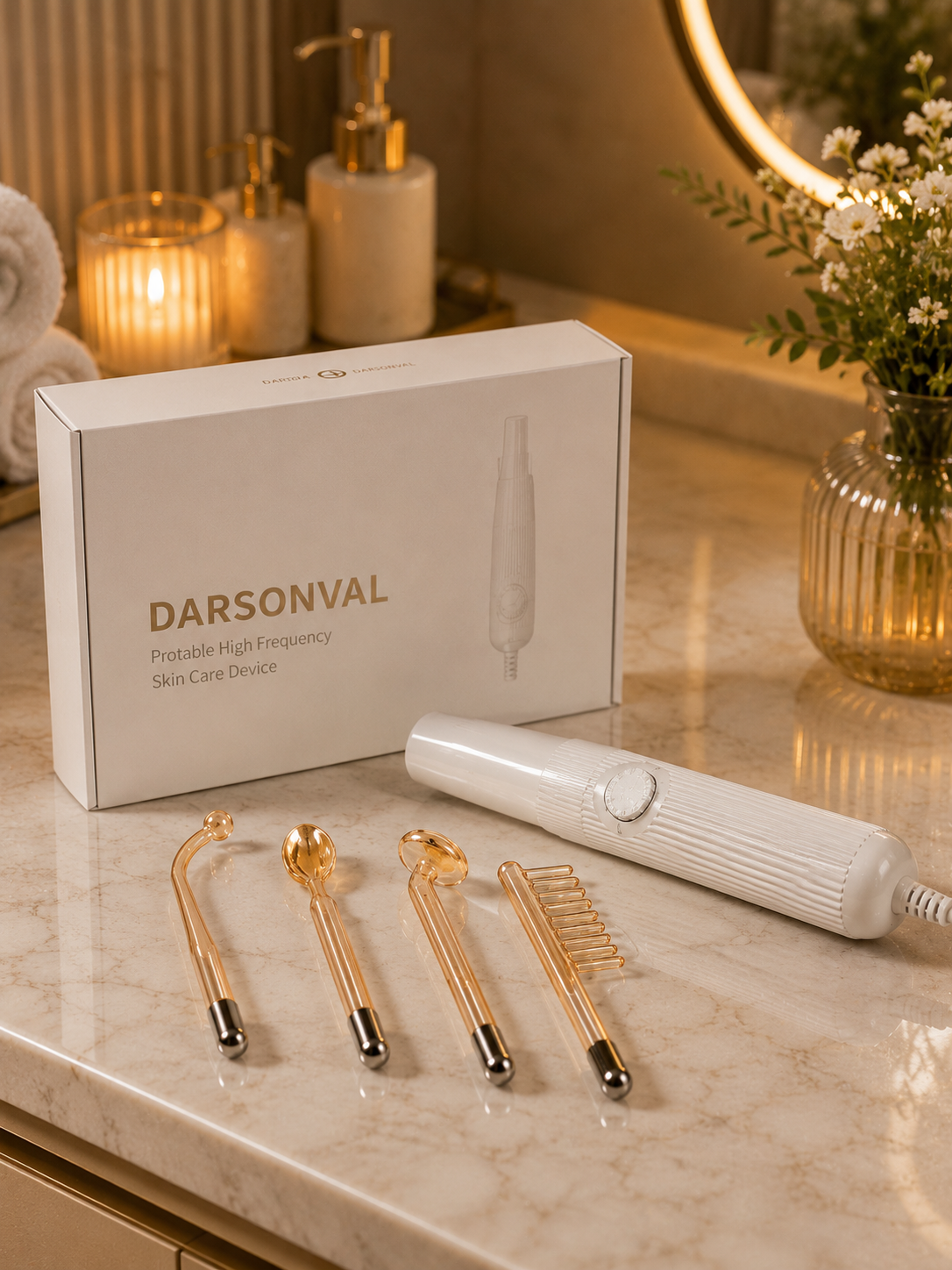 DARSONVAL High Frequency Hair & Skin Therapy Wand