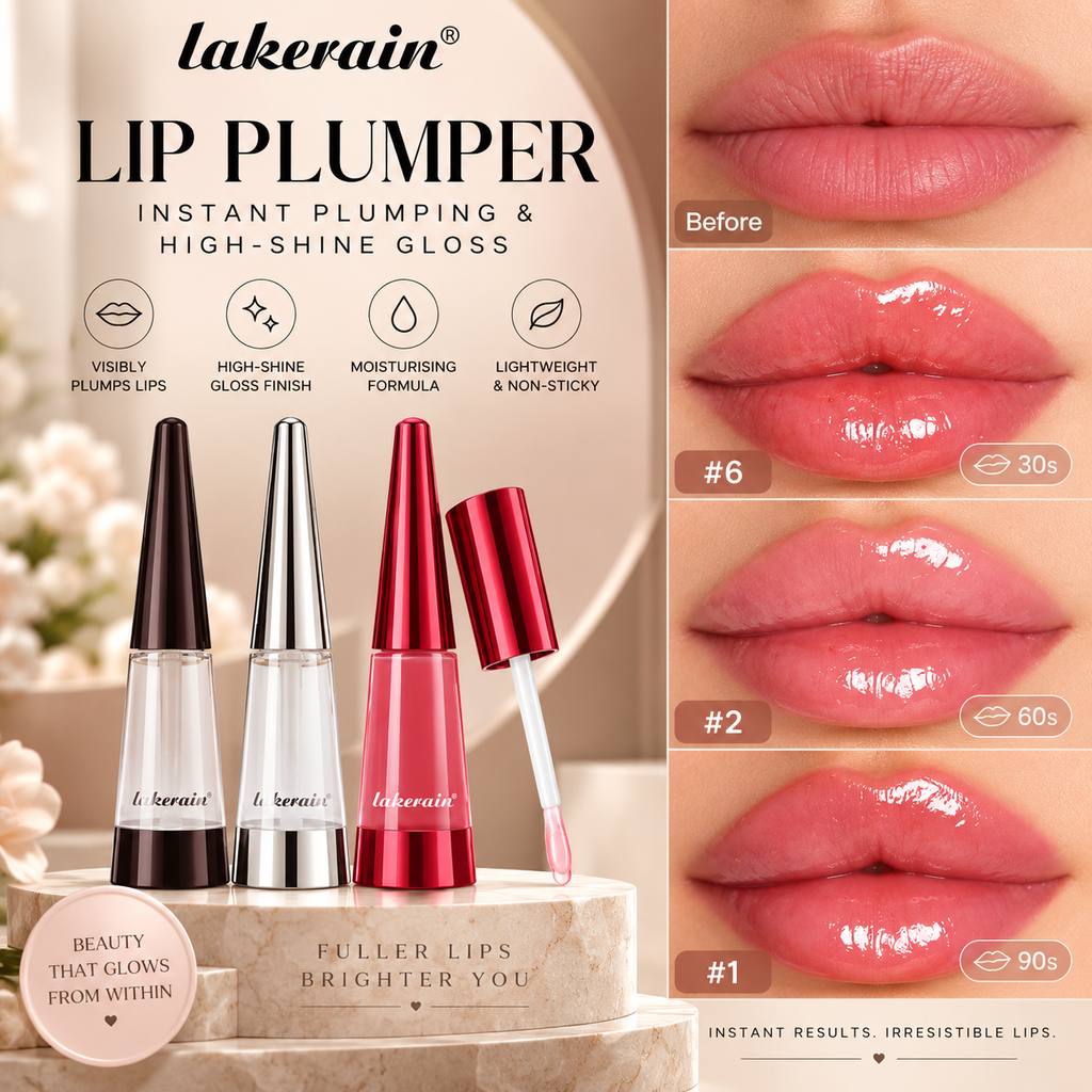Hydrating Lip Plumper Gloss – Fuller-Looking & Glossy Lips