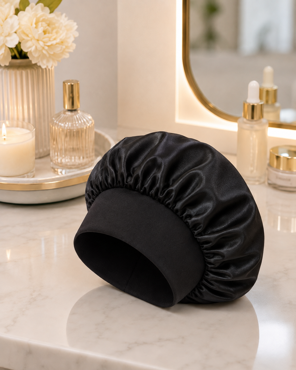Silk Satin Hair Bonnet