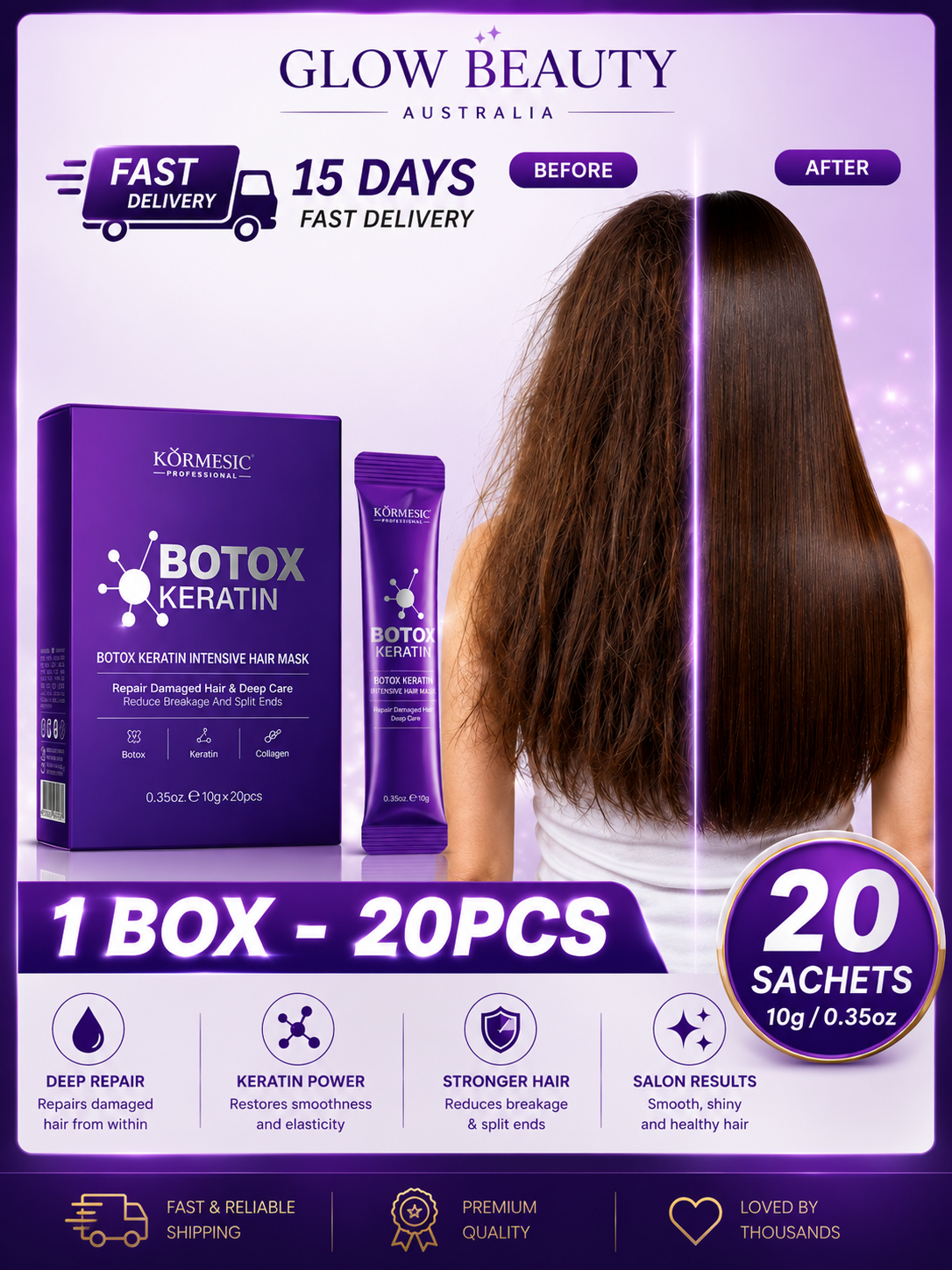 Keratin Hair Mask | Deep Repair & Intensive Moisture