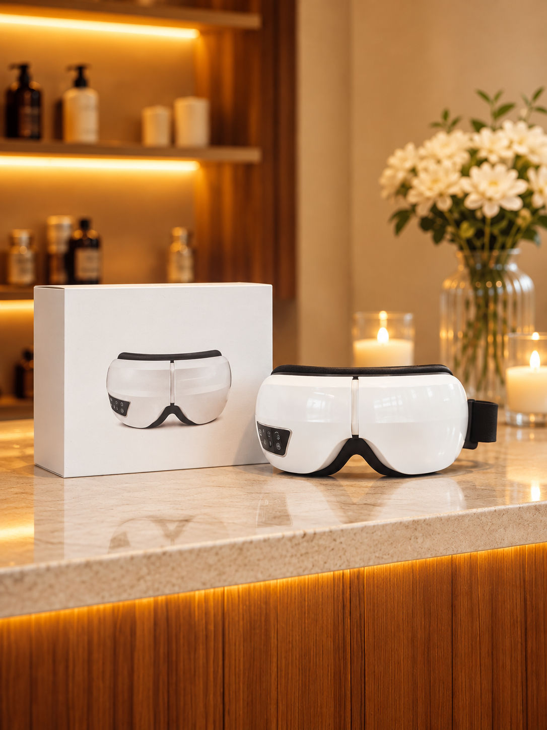 Smart Eye Massager | Heat & Bluetooth