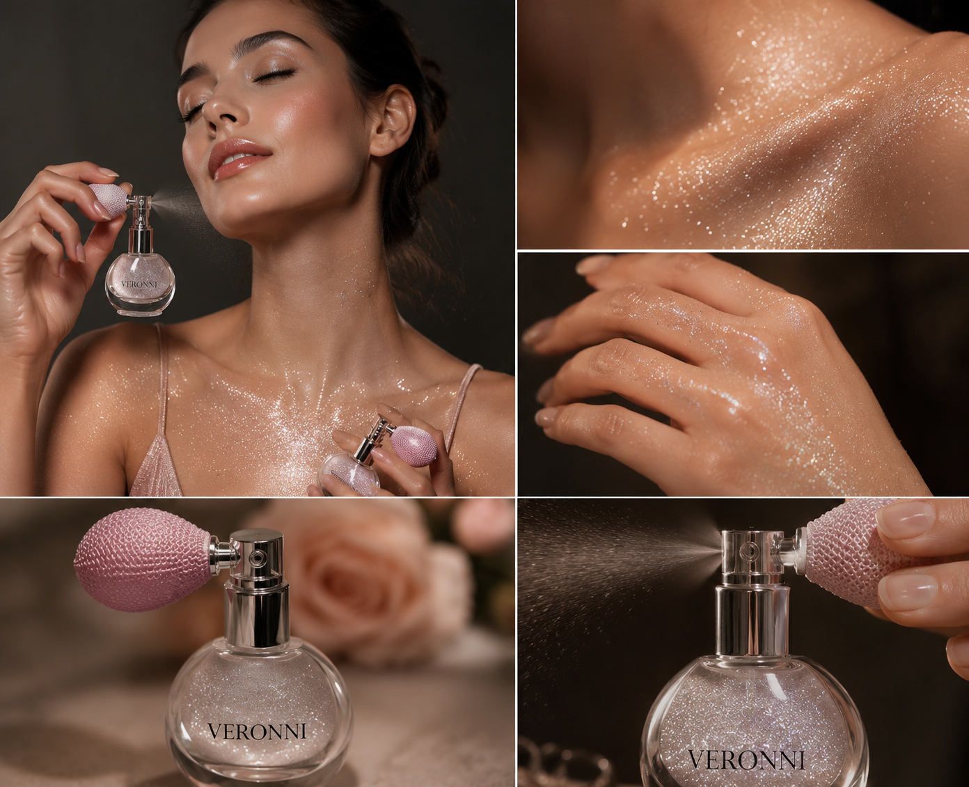 Waterproof Body Shimmer Spray | Diamond Glitter Highlighter