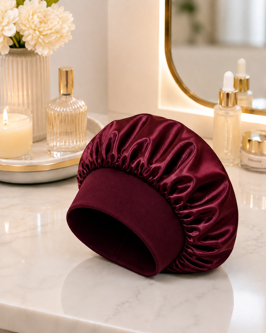 Silk Satin Hair Bonnet