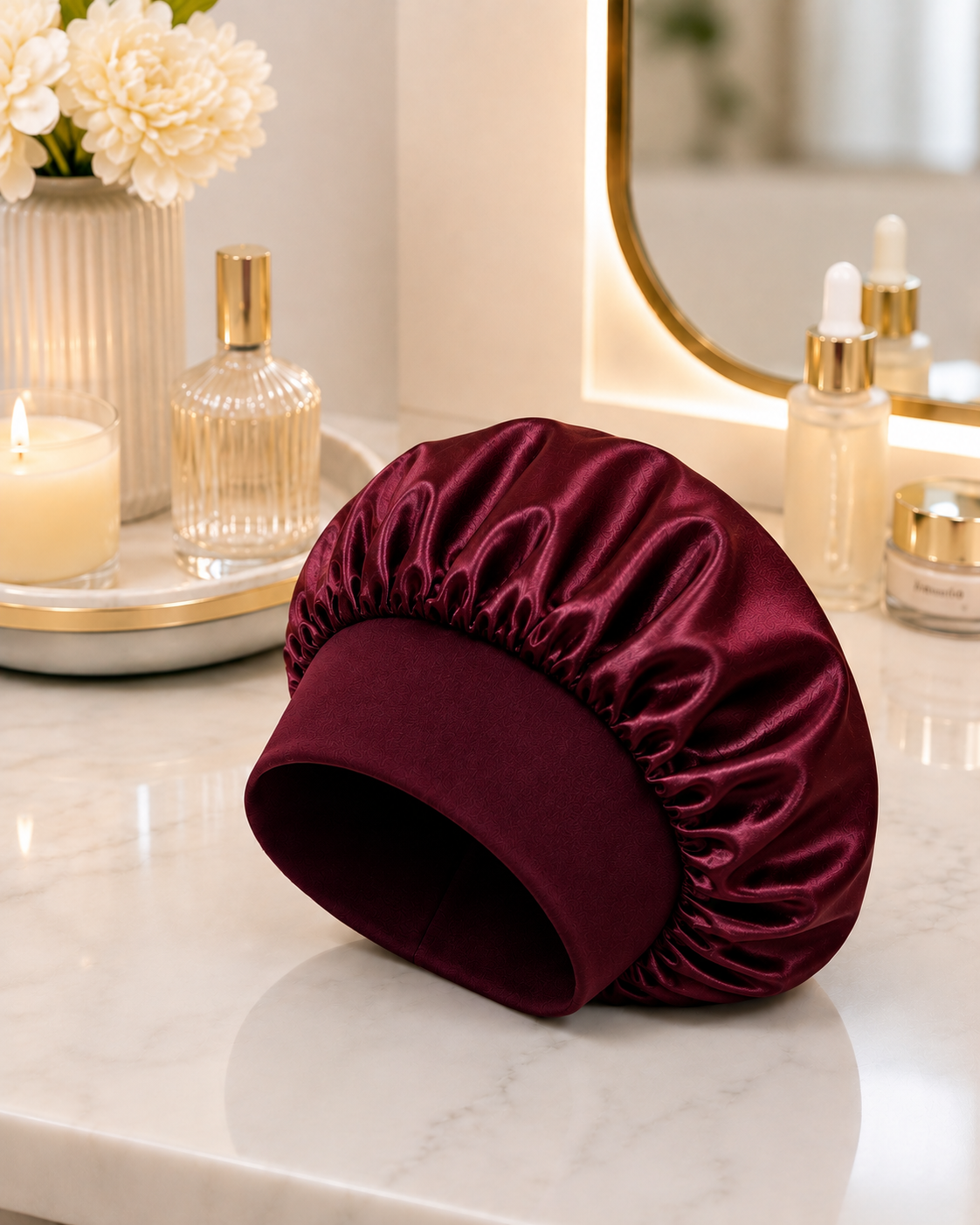 Silk Satin Hair Bonnet