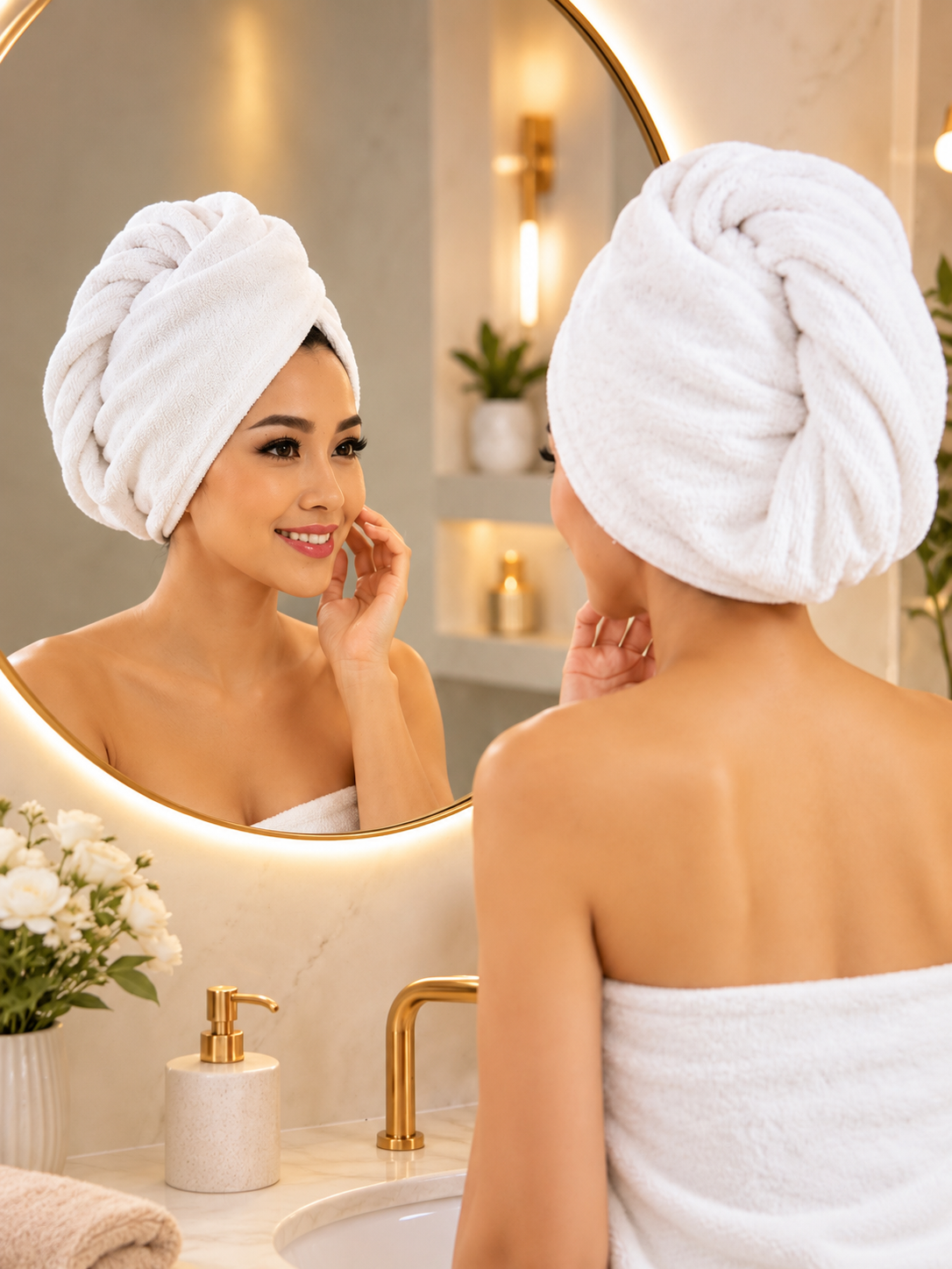 Microfiber Quick-Dry Hair Towel
