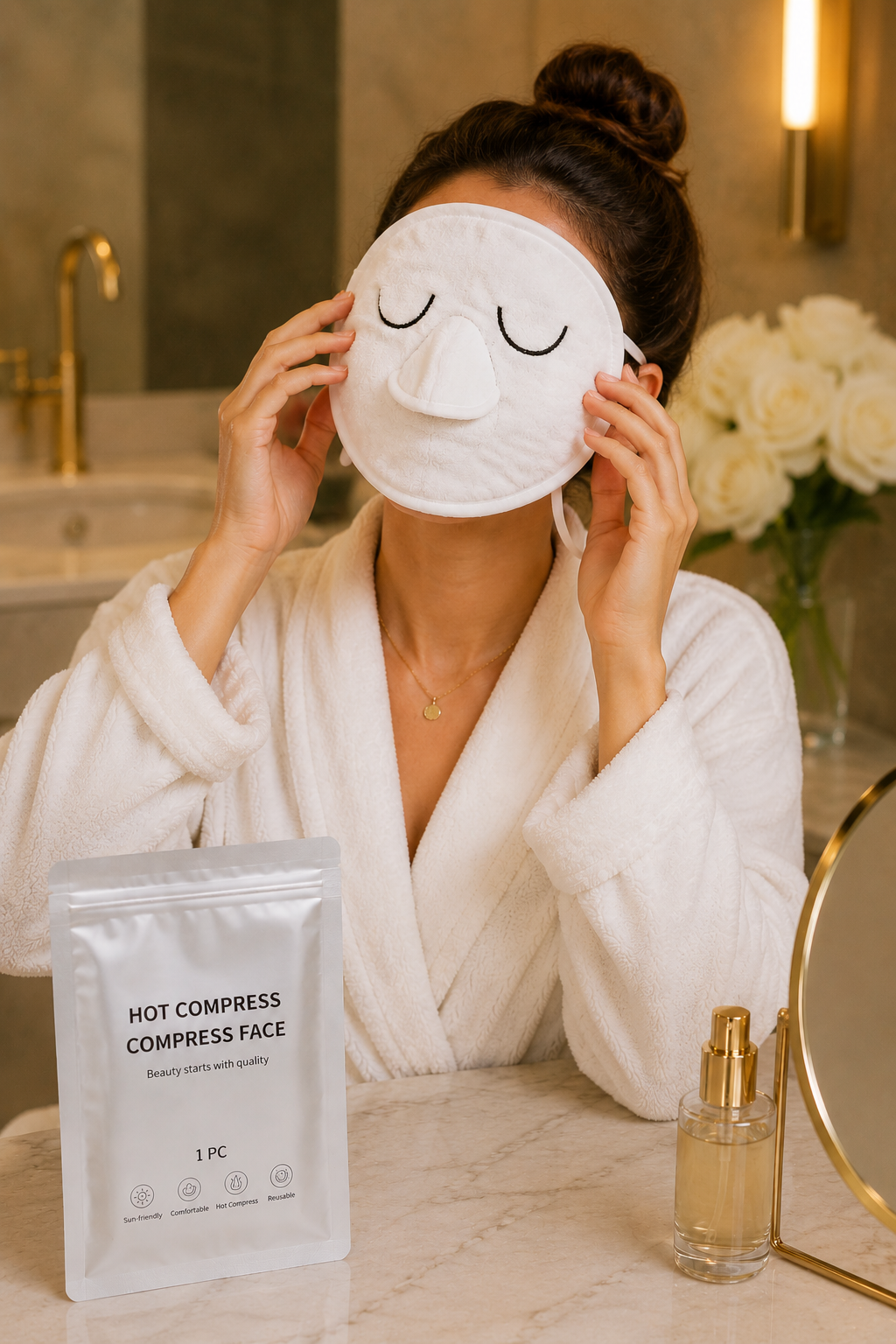 Luxury Hot & Cold Facial Compress Towel