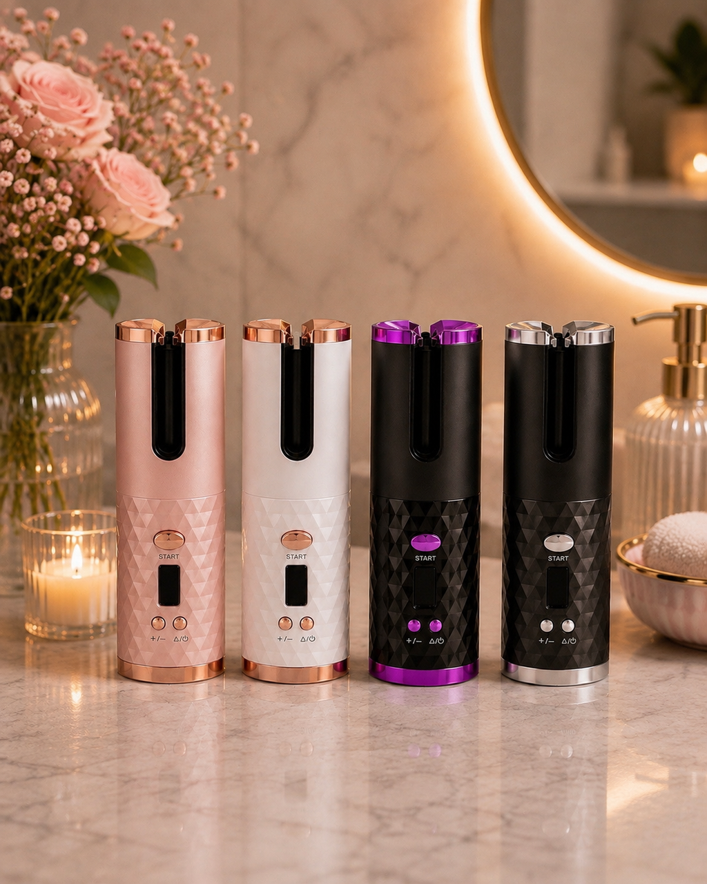 Cordless Automatic Hair Curler