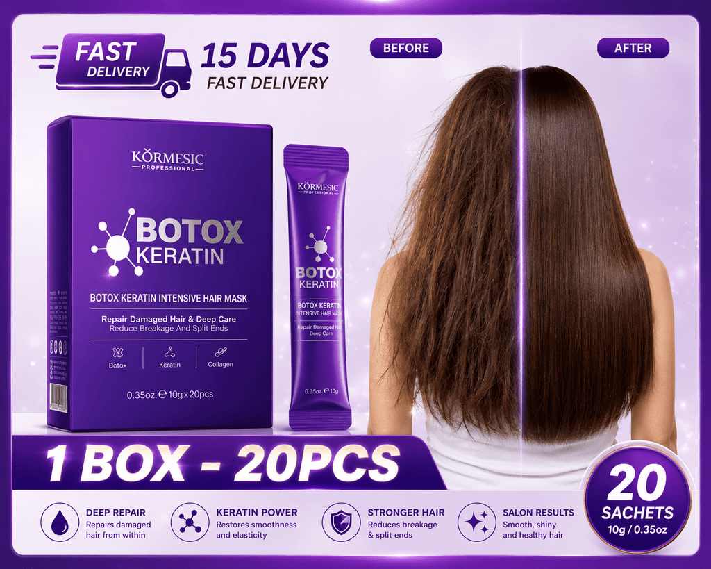 Keratin Hair Mask | Deep Repair & Intensive Moisture - Hair Care - Glow Beauty