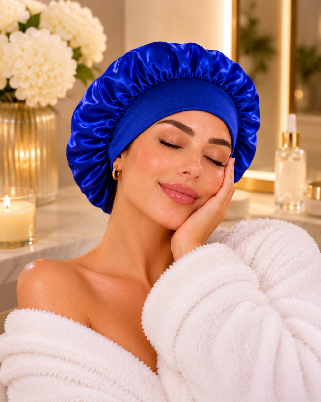 Silk Satin Hair Bonnet