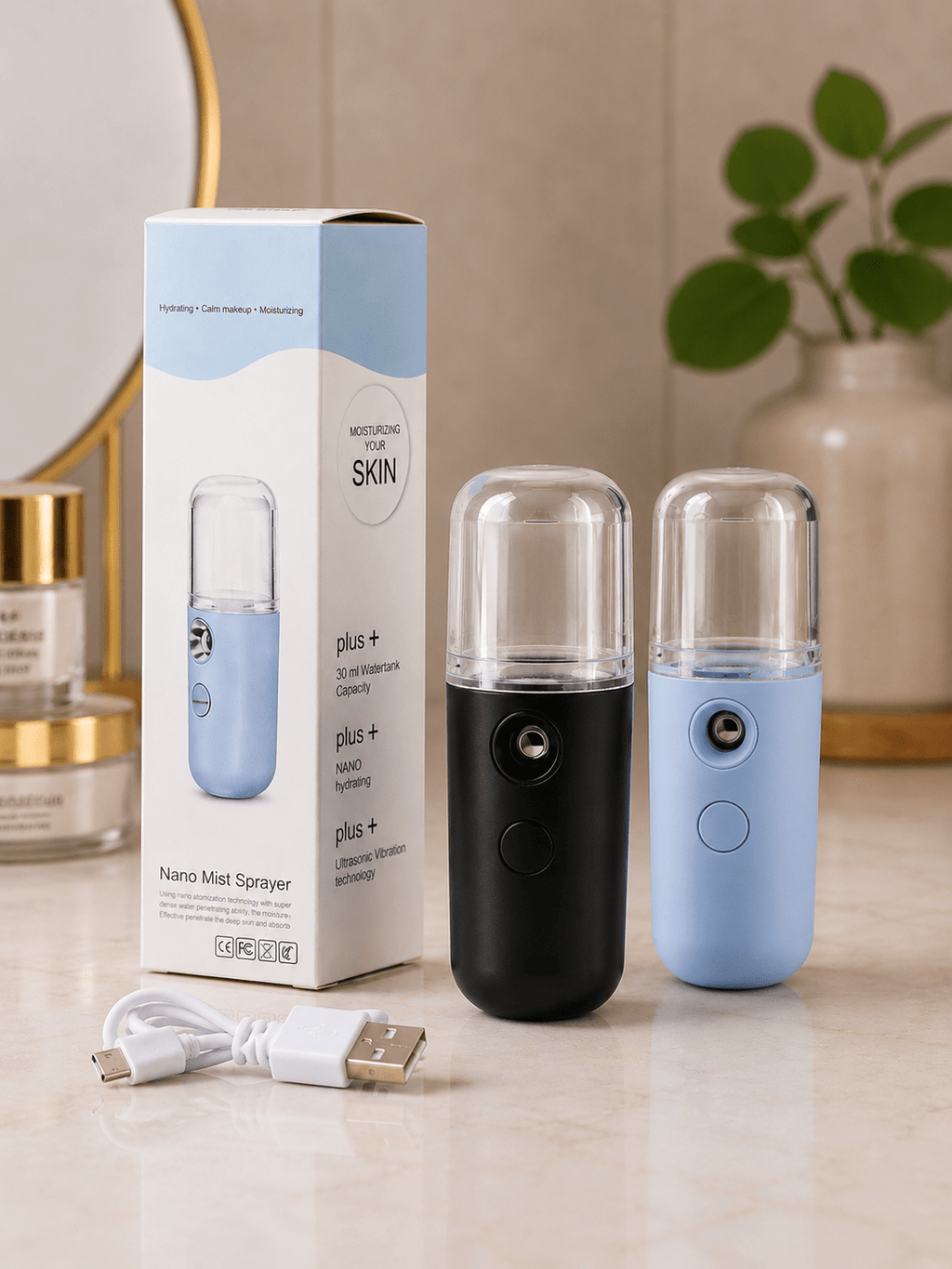 GlowMist™ Hydrating Nano Facial Sprayer- Skincare - Glow Beauty