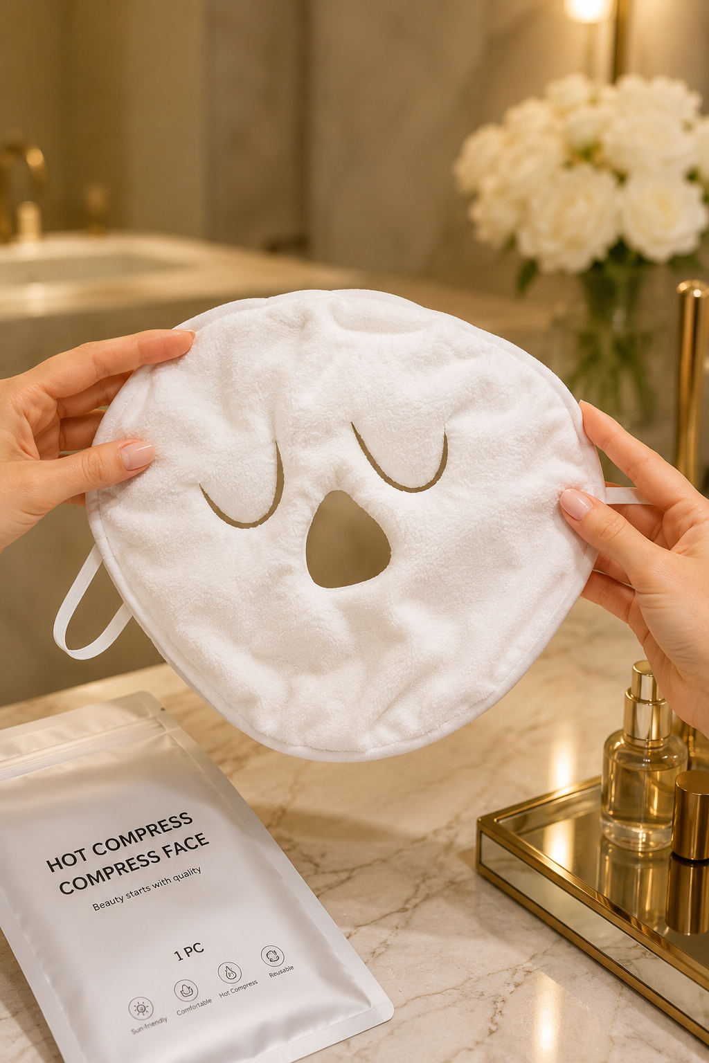Luxury Hot & Cold Facial Compress Towel