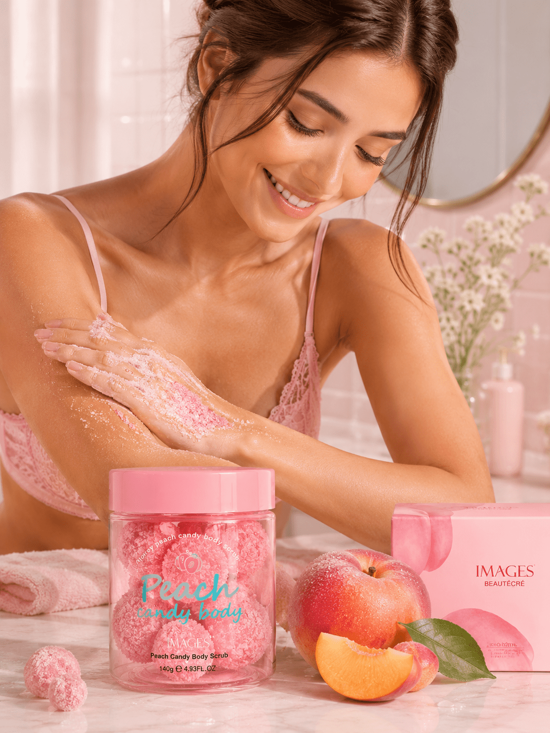Candy Body Scrub – Exfoliating Scrub for Soft & Smooth Skin - 𝐵𝑒𝑎𝑢𝑡𝑦 𝑇𝑟𝑒𝑎𝑡𝑚𝑒𝑛𝑡𝑠 - Glow Beauty