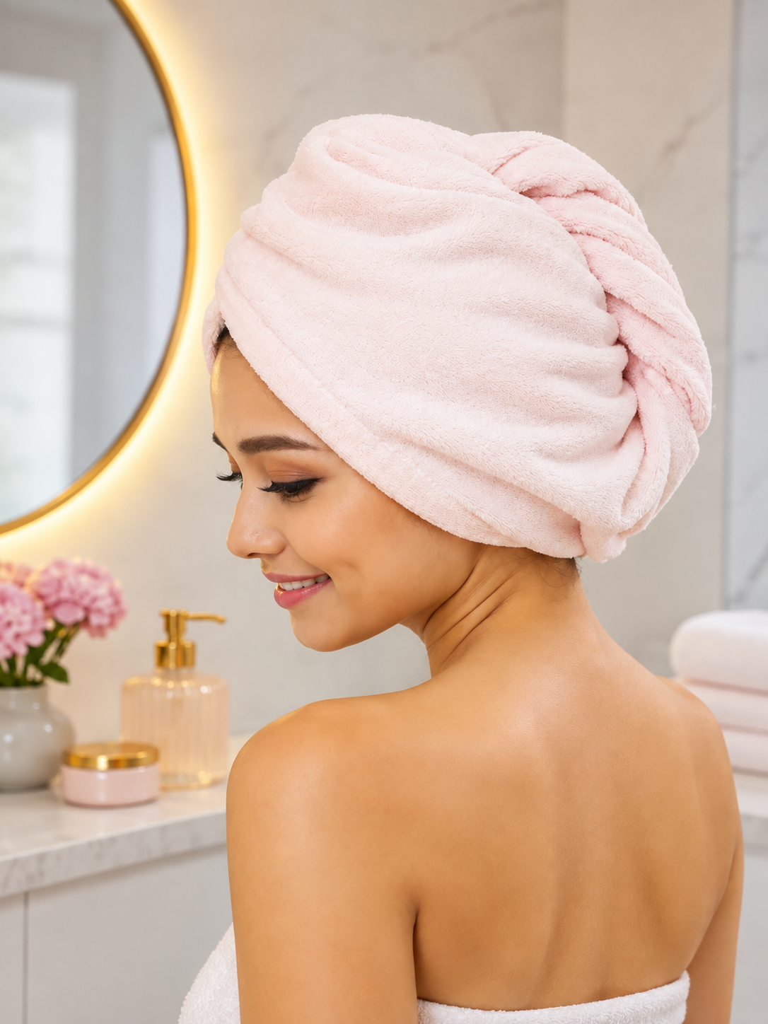Microfiber Quick-Dry Hair Towel