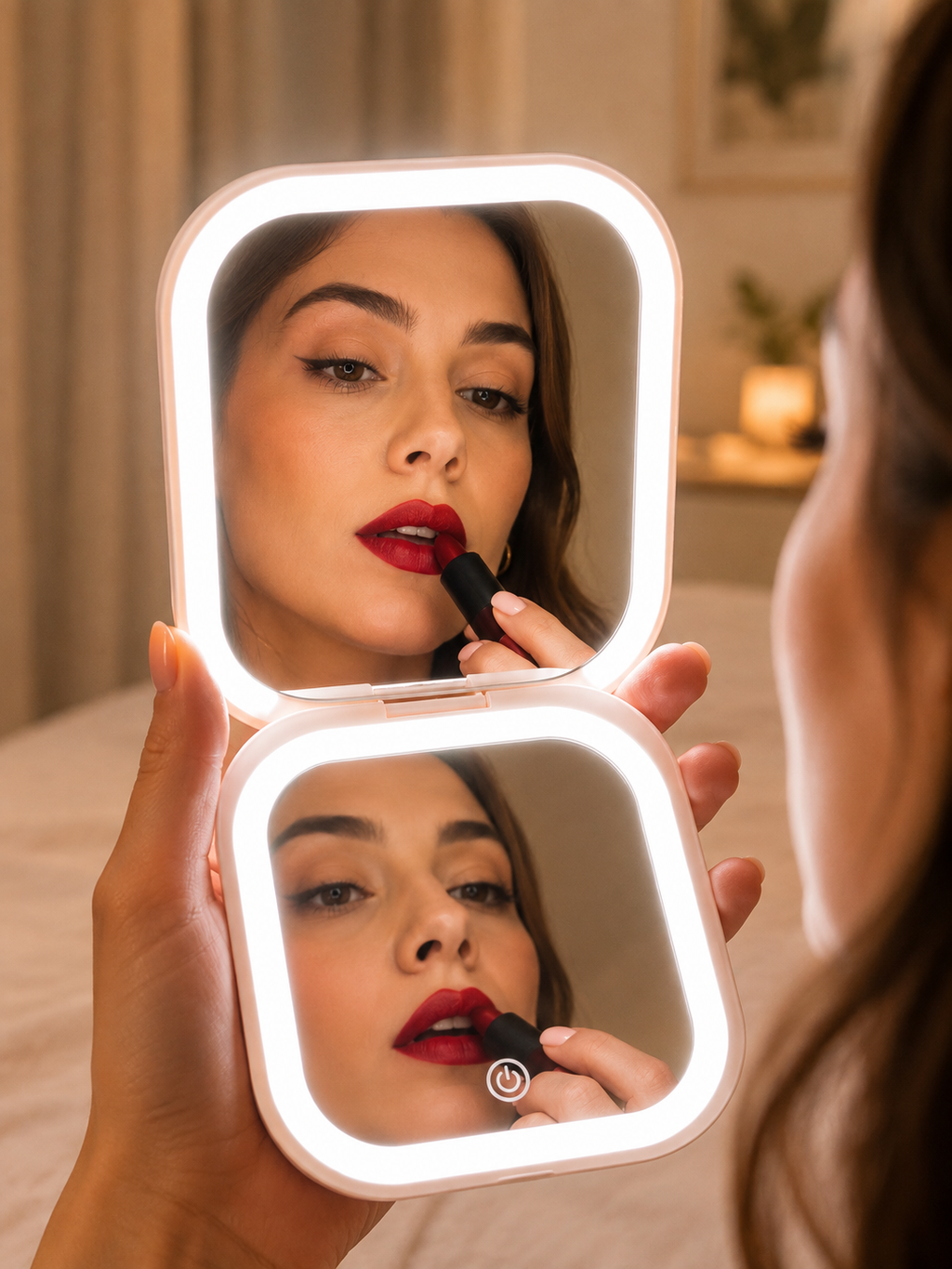 LED Makeup Mirror | 10X Magnification