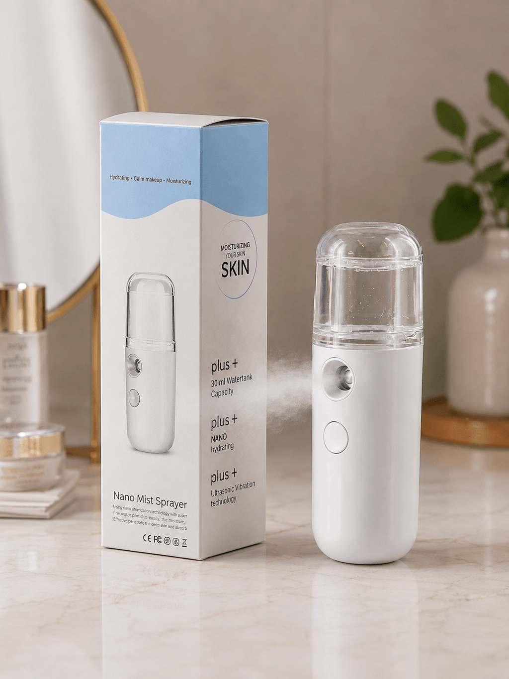 GlowMist™ Hydrating Nano Facial Sprayer - Skincare - Glow Beauty