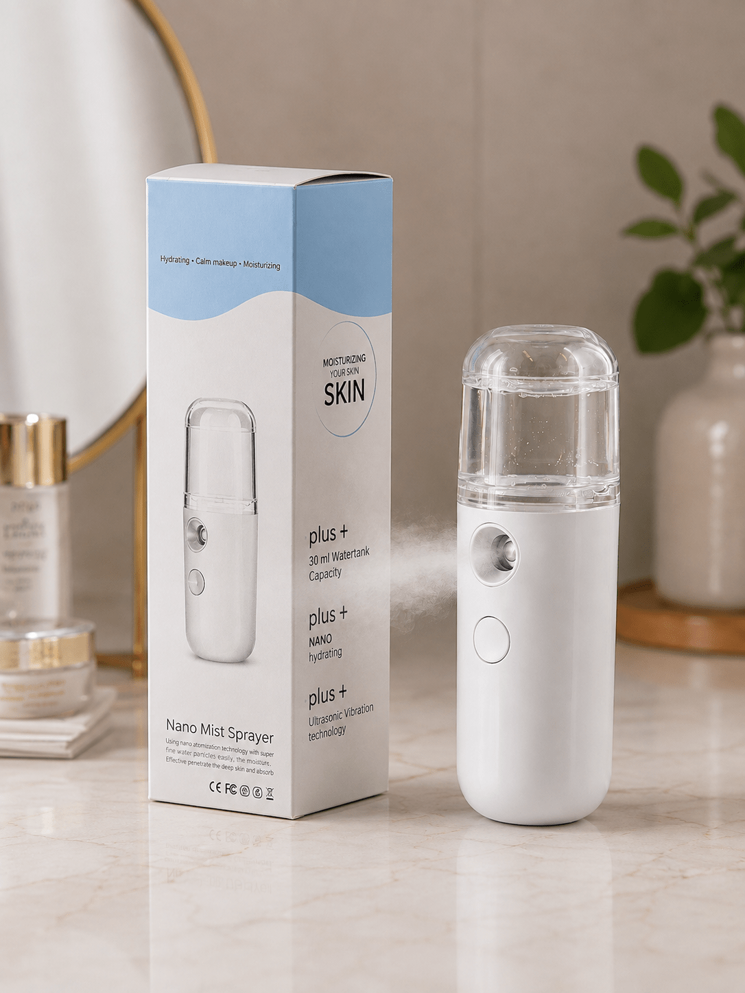 GlowMist™ Hydrating Nano Facial Sprayer - Skincare - Glow Beauty
