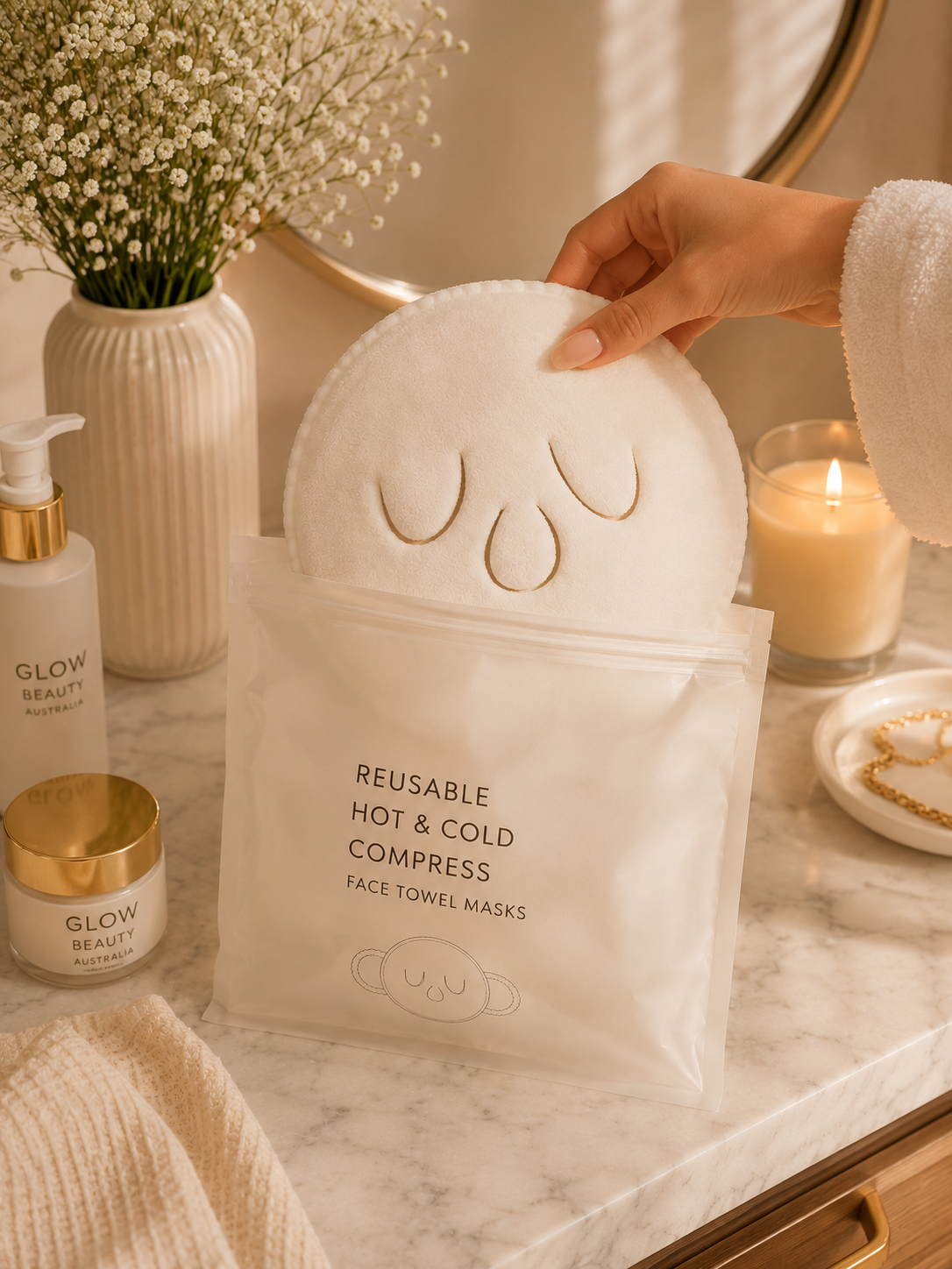 Luxury Hot & Cold Facial Compress Towel