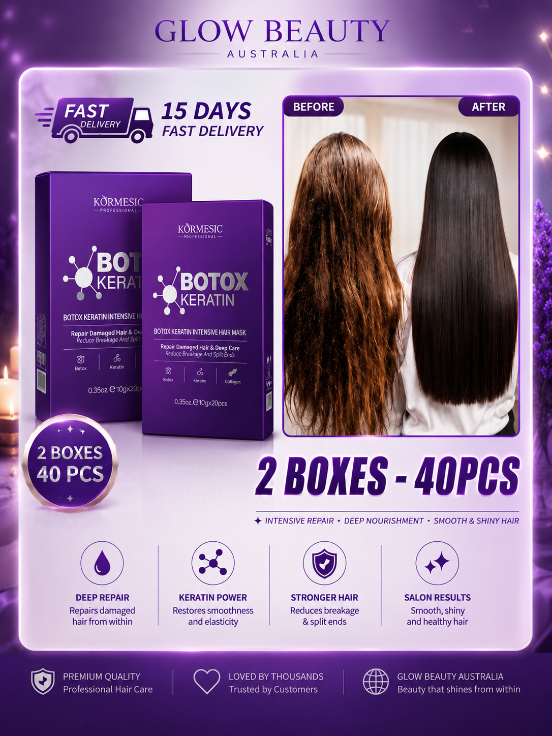 Keratin Hair Mask | Deep Repair & Intensive Moisture