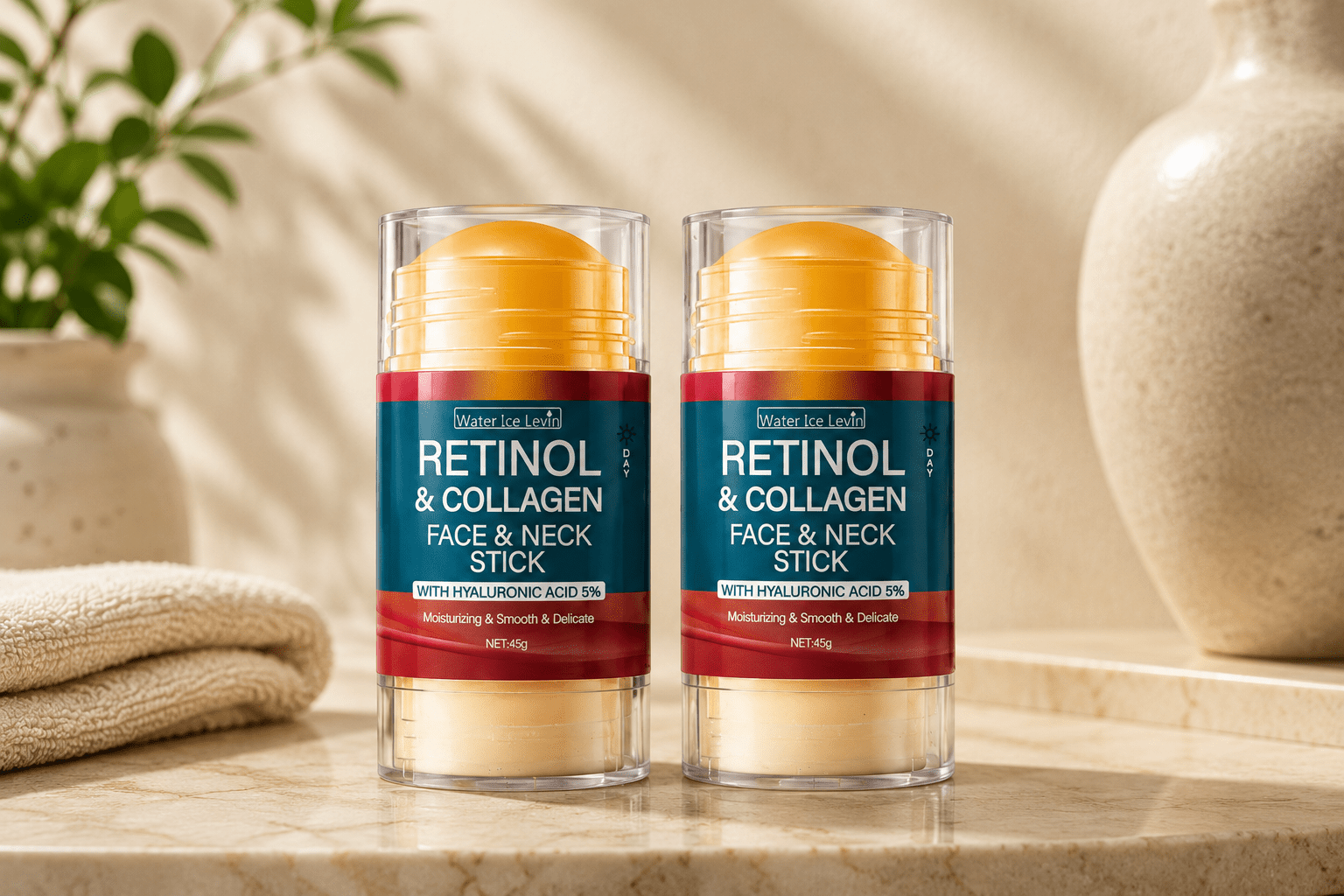 Retinol & Collagen Face & Neck Stick  - Skincare - Glow Beauty