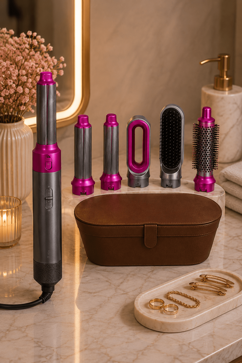 5-in-1 Professional Hair Styler & Dryer - Hair Care - Glow Beauty