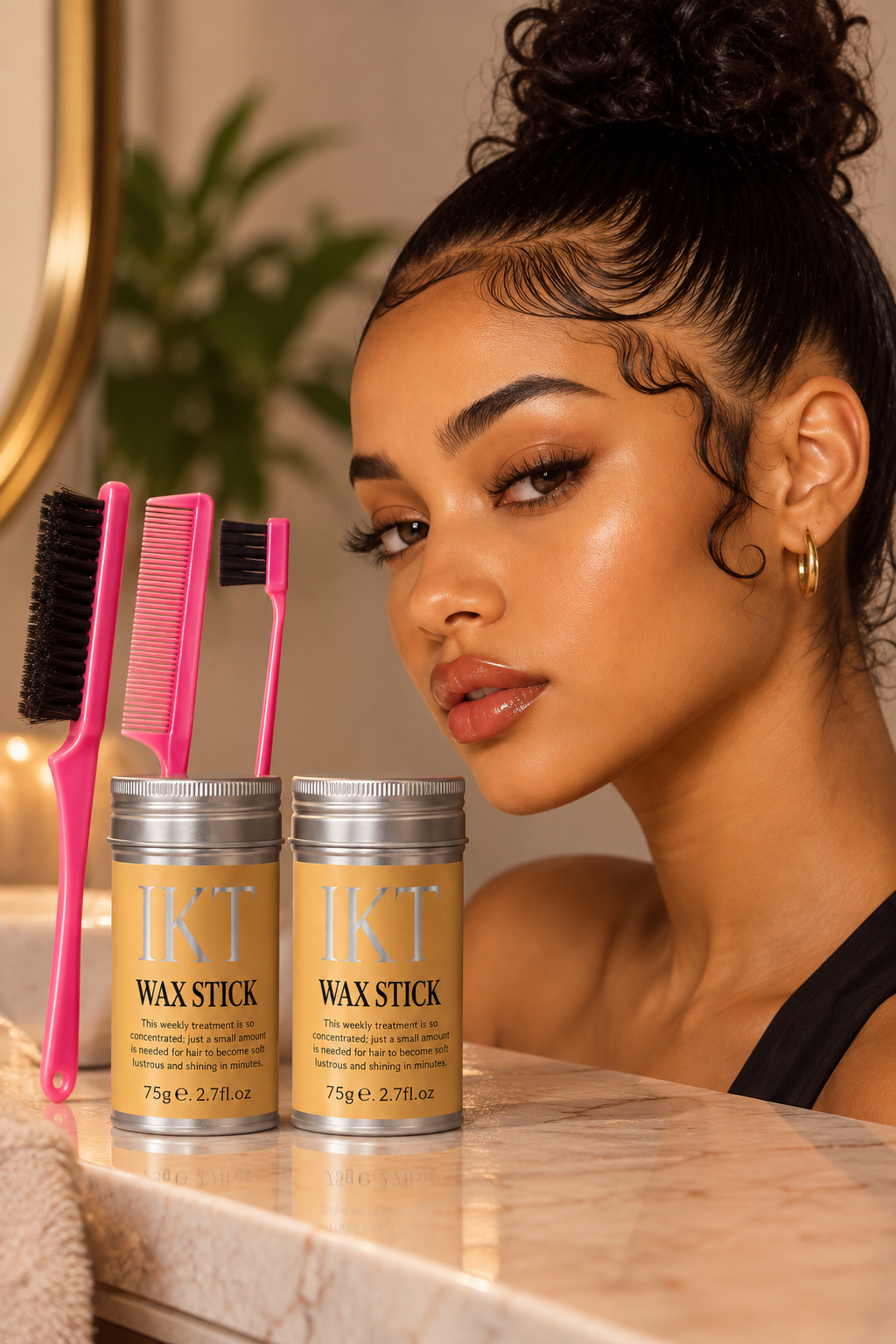 Hair Wax Stick Styling Kit – Slick Back, Flyaway & Baby Hair
