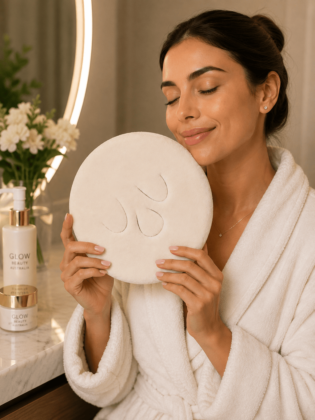 Luxury Hot & Cold Facial Compress Towel - Skincare - Glow Beauty