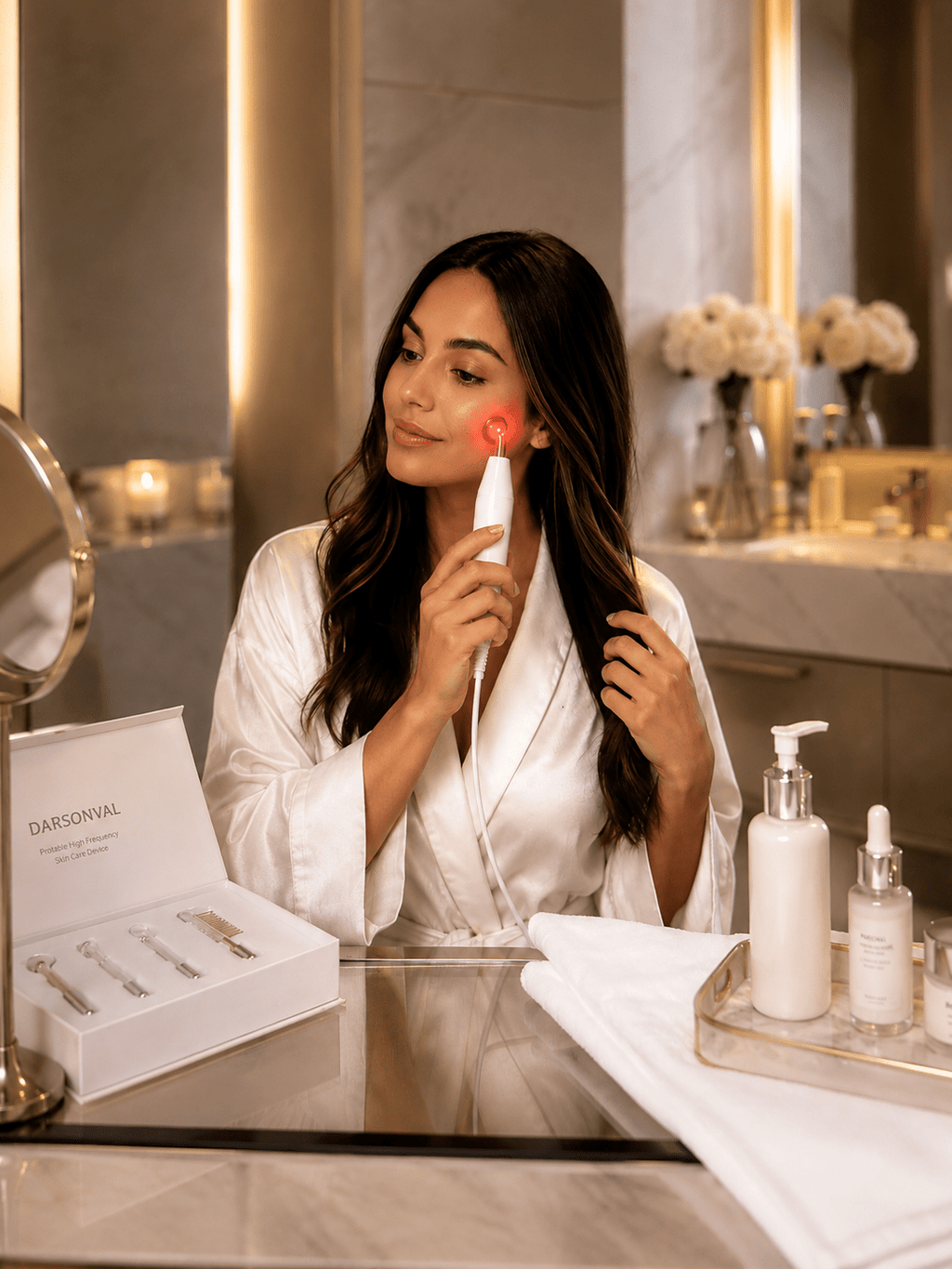 DARSONVAL High Frequency Hair & Skin Wand - Beauty Devices - Glow Beauty