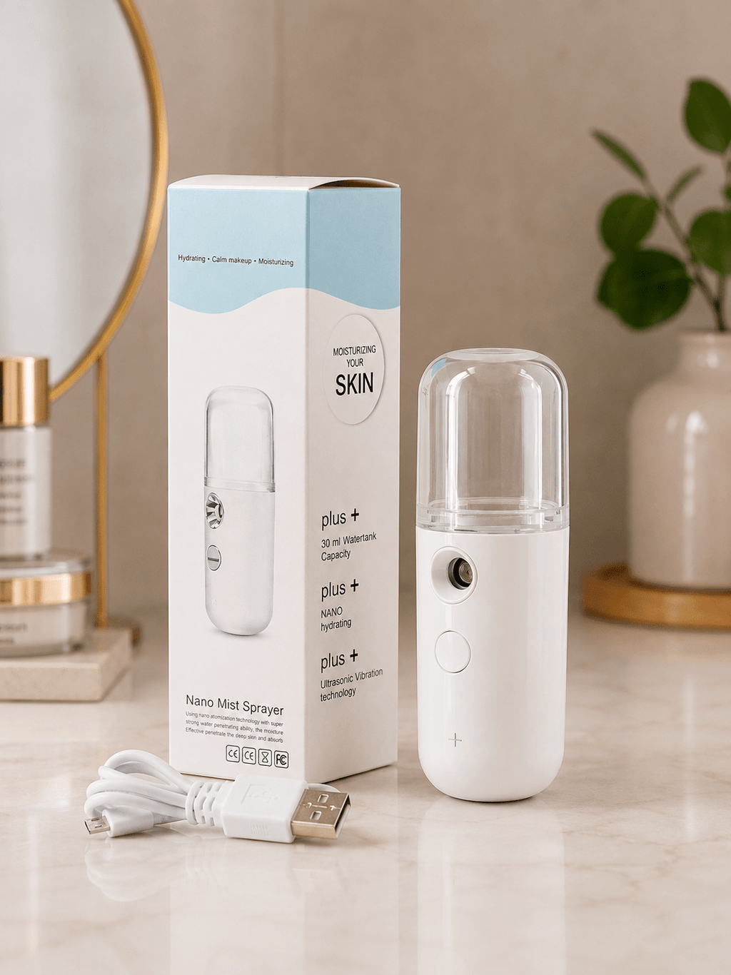GlowMist™ Hydrating Nano Facial Sprayer - Skincare - Glow Beauty