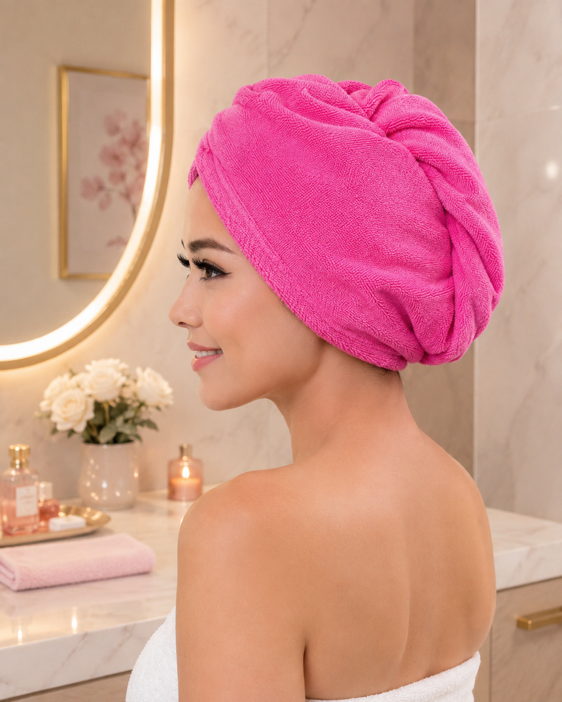 Microfiber Quick-Dry Hair Towel