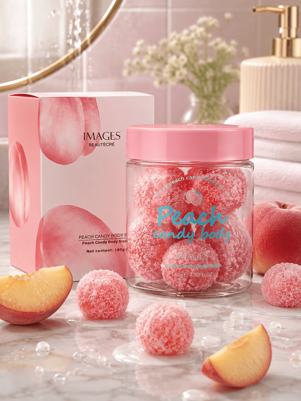 Candy Body Scrub – Exfoliating Scrub for Soft & Smooth Skin - 𝐵𝑒𝑎𝑢𝑡𝑦 𝑇𝑟𝑒𝑎𝑡𝑚𝑒𝑛𝑡𝑠 - Glow Beauty