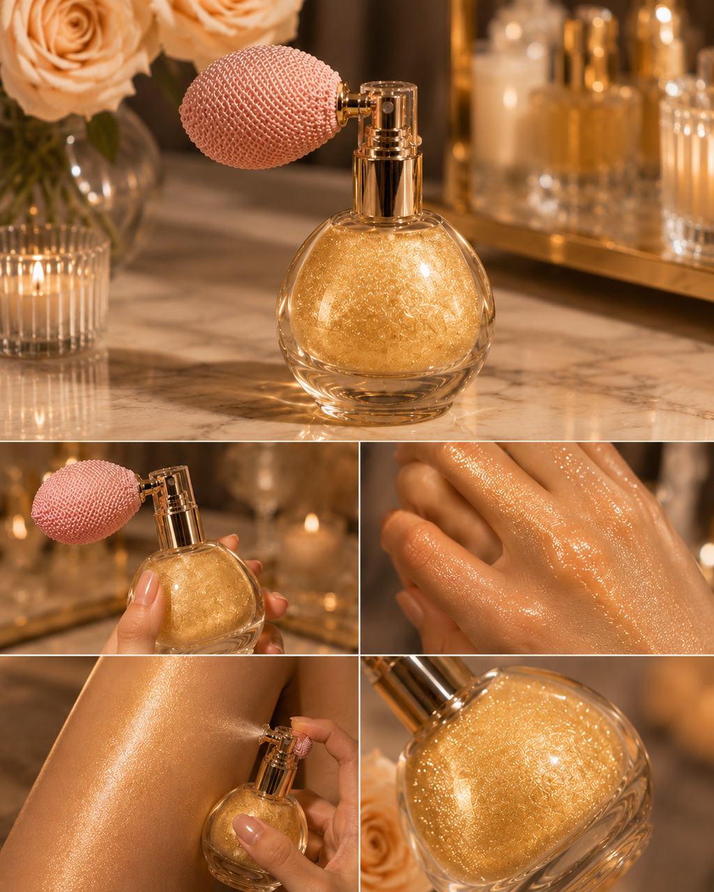 Waterproof Body Shimmer Spray | Diamond Glitter Highlighter