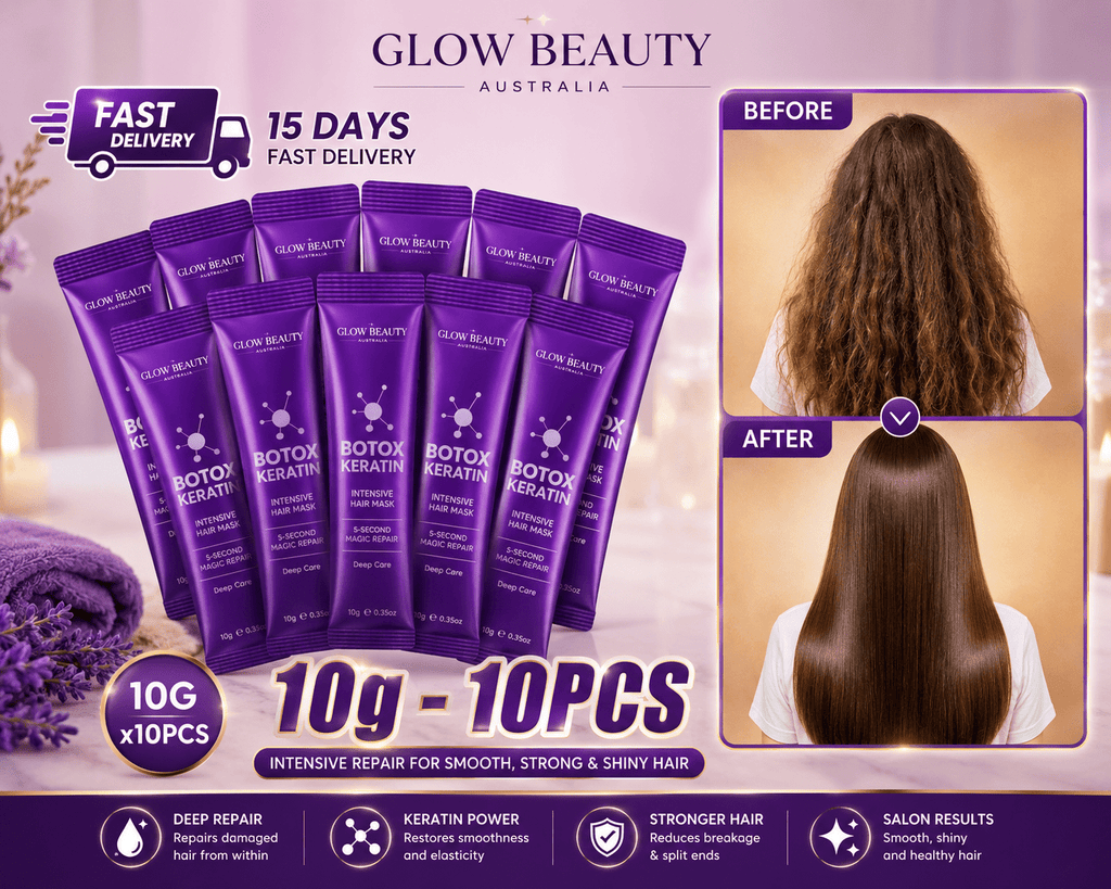 Keratin Hair Mask | Deep Repair & Intensive Moisture - Hair Care - Glow Beauty