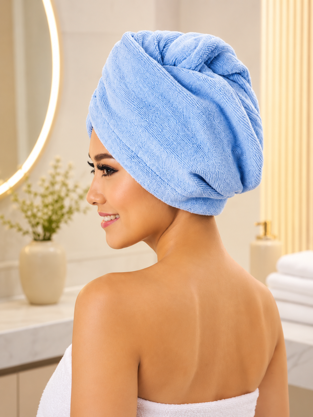 Microfiber Quick-Dry Hair Towel