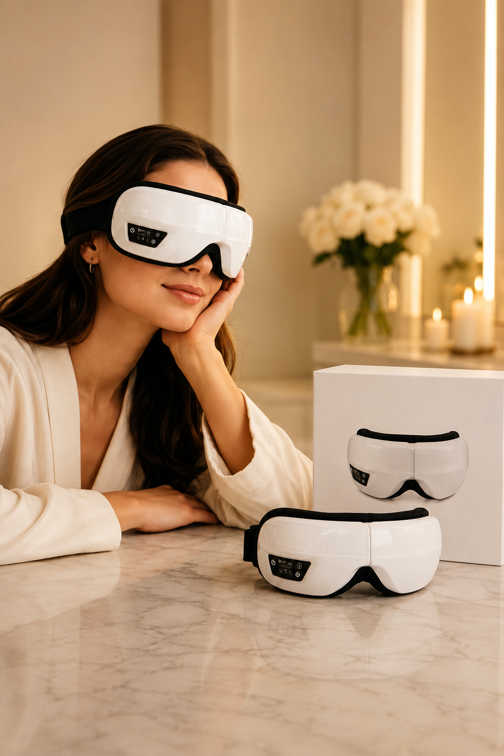 Smart Eye Massager | Heat & Bluetooth