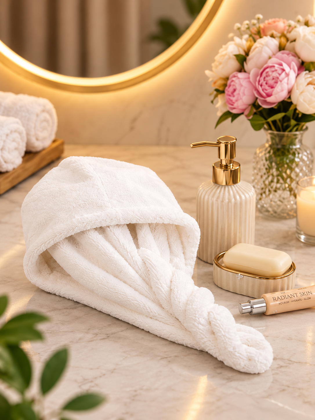 Microfiber Quick-Dry Hair Towel