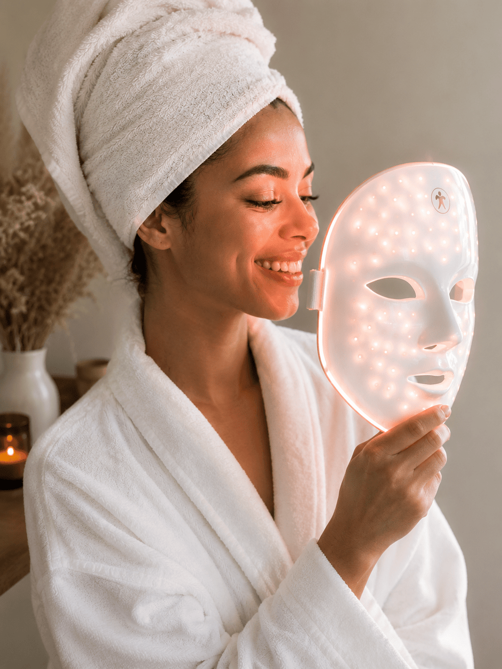 LED Facial Therapy Mask | 7-Color Light Therapy Device - Beauty Devices - Glow Beauty