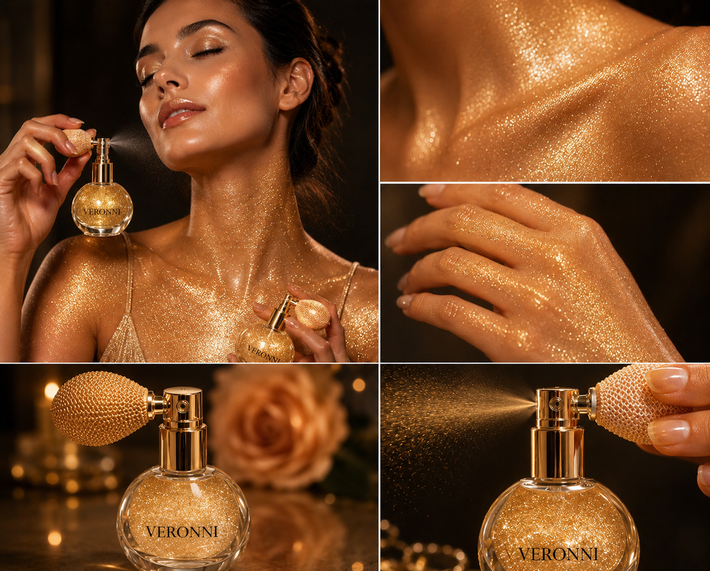Waterproof Body Shimmer Spray | Diamond Glitter Highlighter