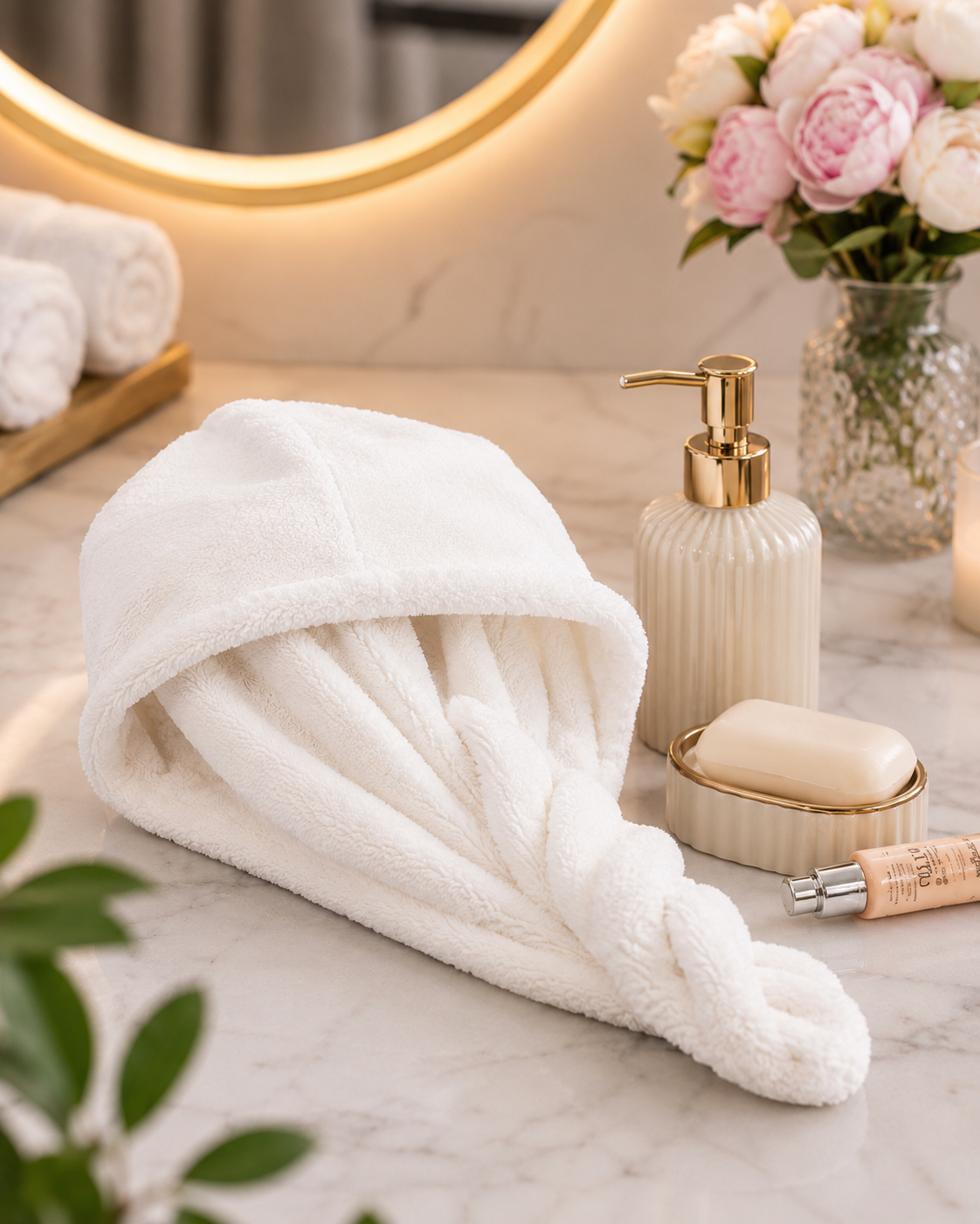 Microfiber Quick-Dry Hair Towel