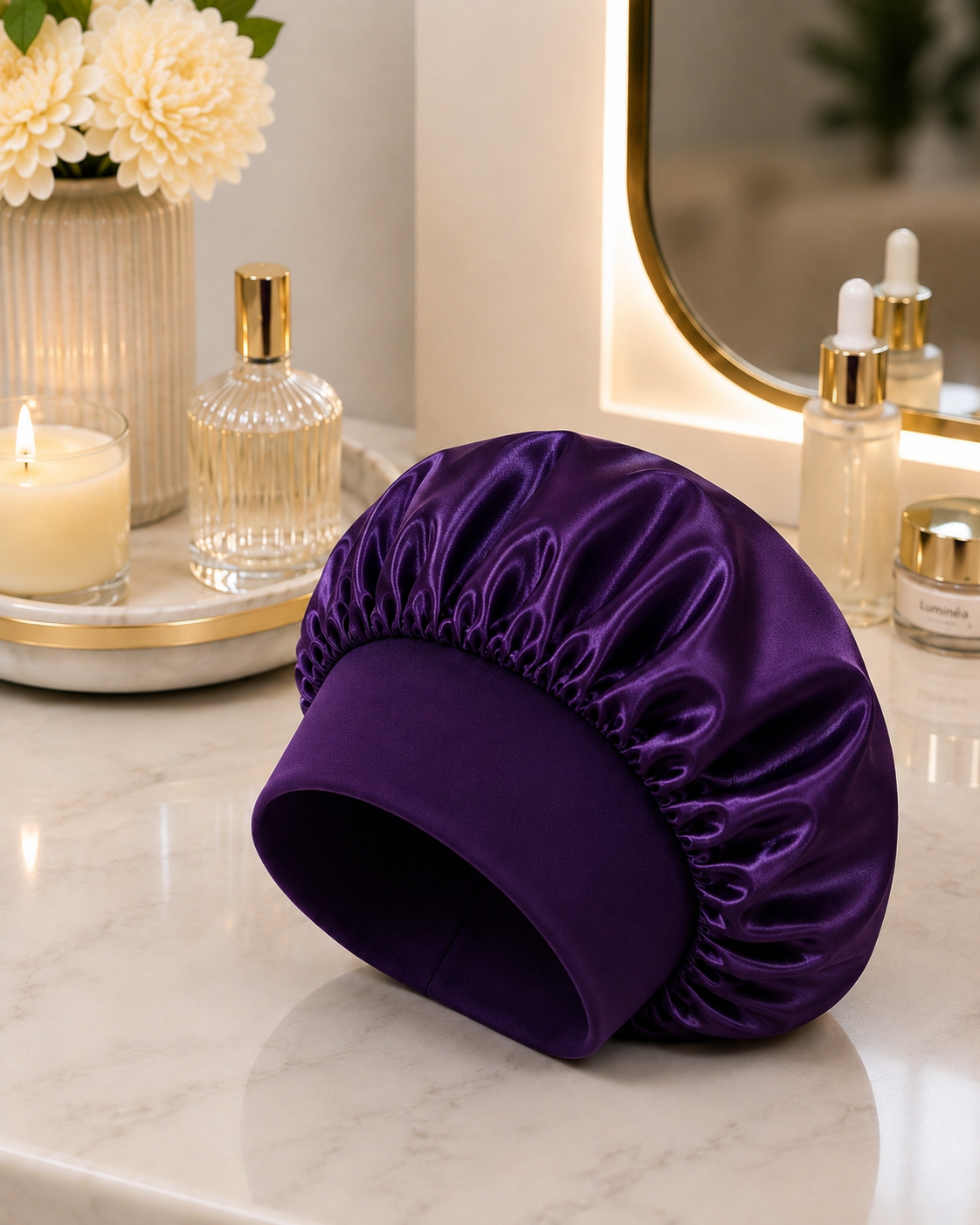 Silk Satin Hair Bonnet