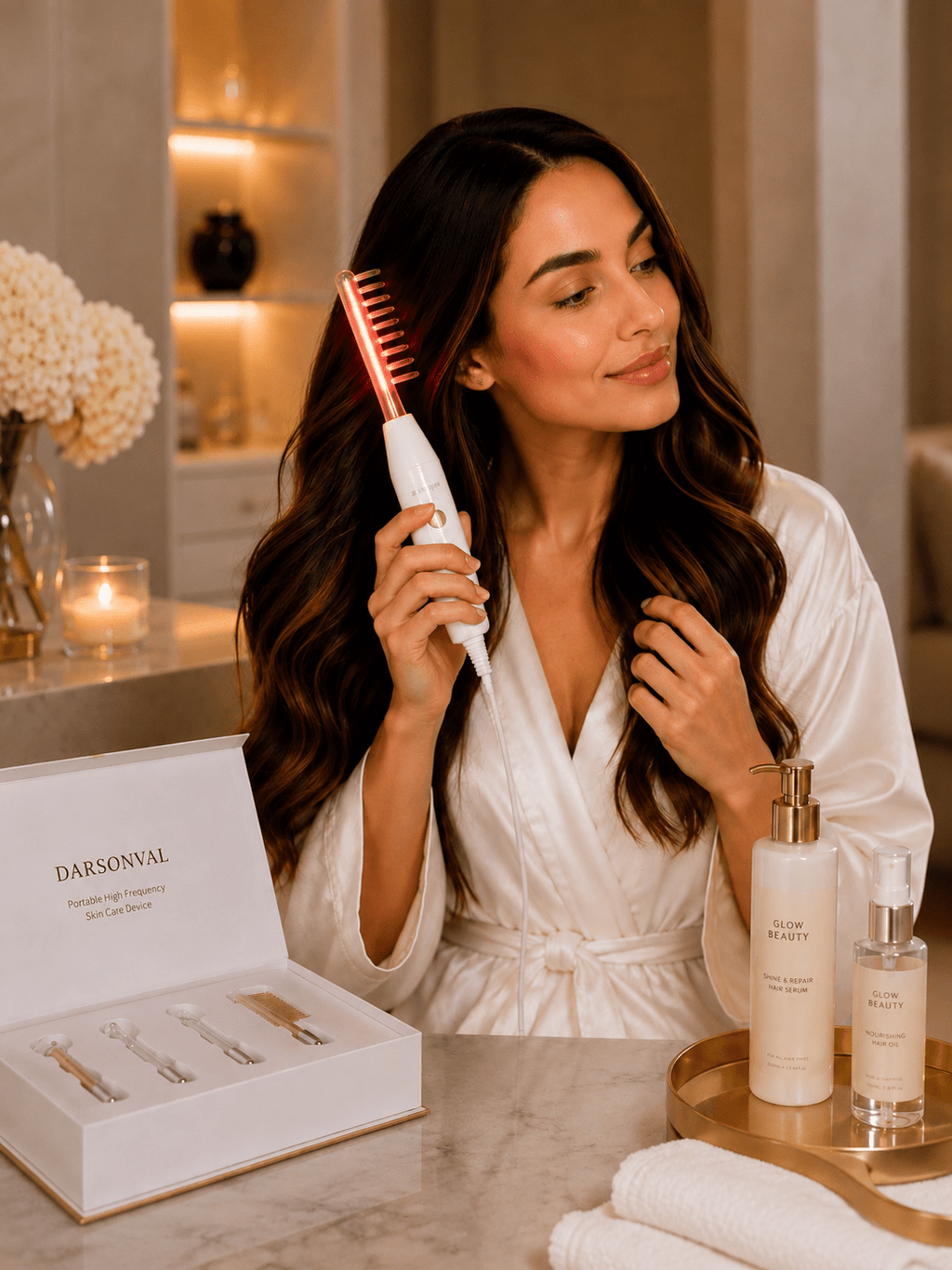 DARSONVAL High Frequency Hair & Skin Wand - Beauty Devices - Glow Beauty