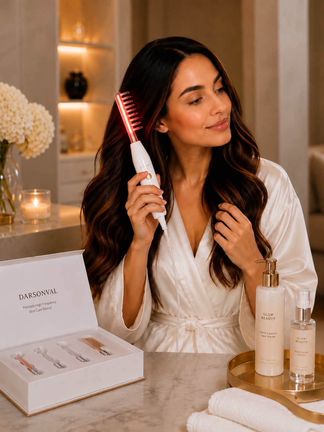 DARSONVAL High Frequency Hair & Skin Therapy Wand