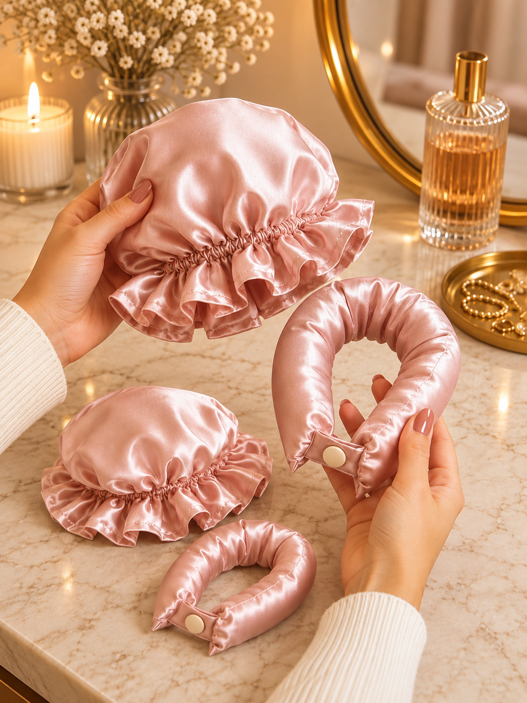 Silk Heatless Hair Curling Kit