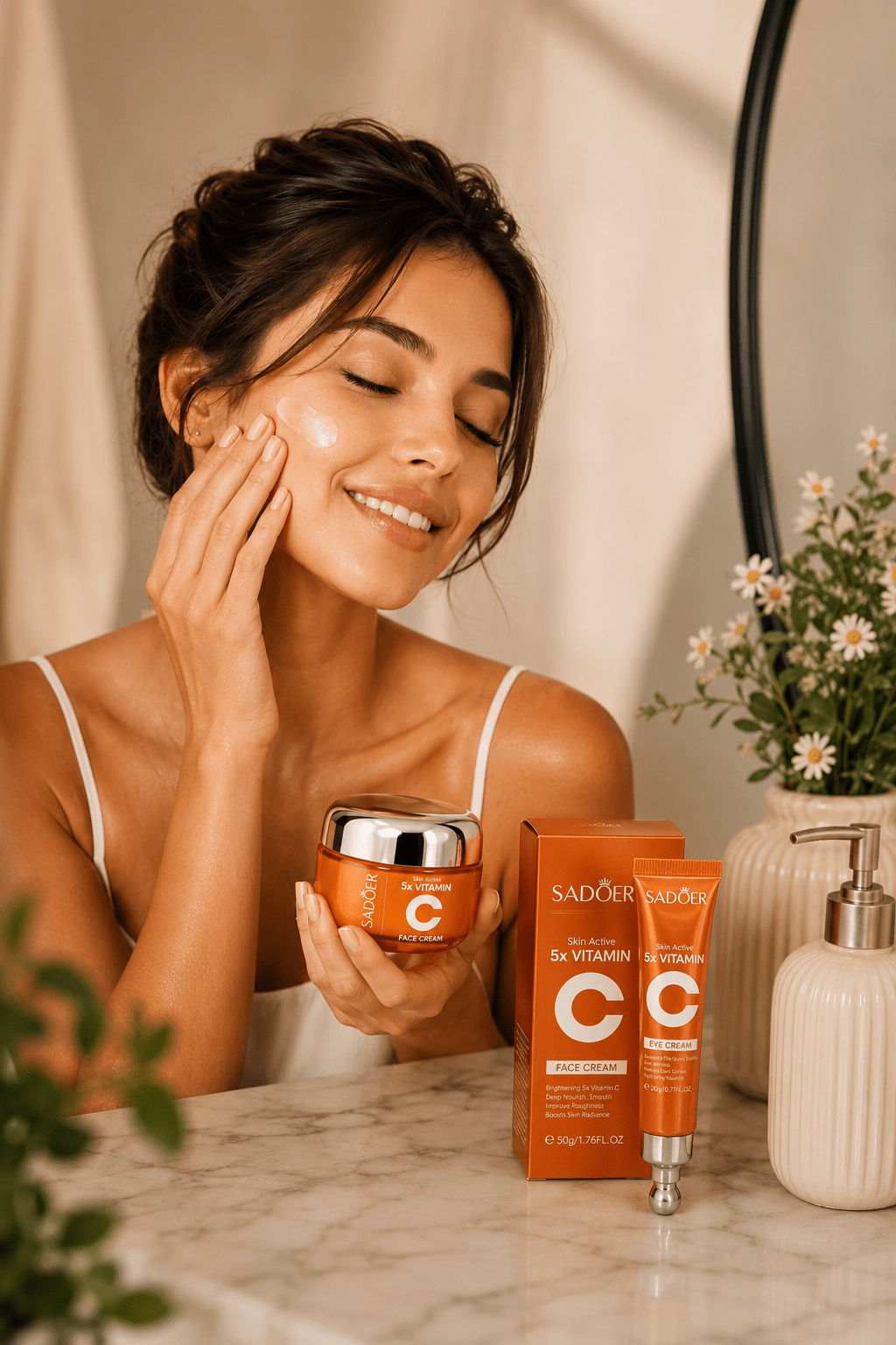 Vitamin C Brightening Face Cream - Skincare - Glow Beauty