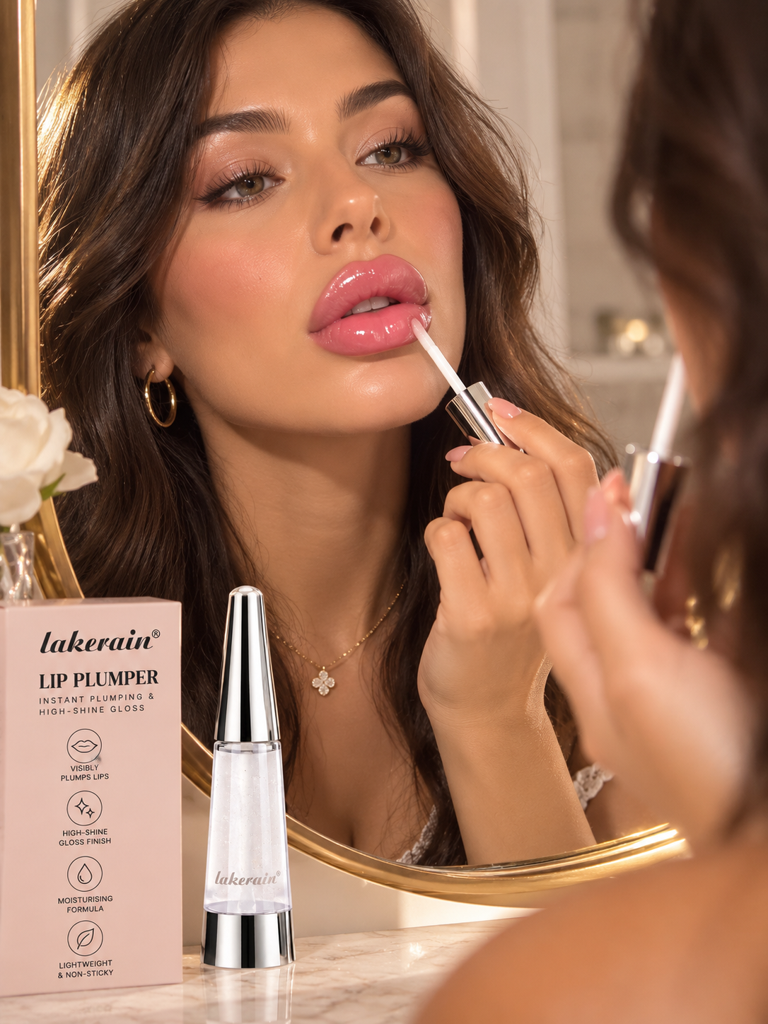 Hydrating Lip Plumper Gloss – Fuller-Looking & Glossy Lips
