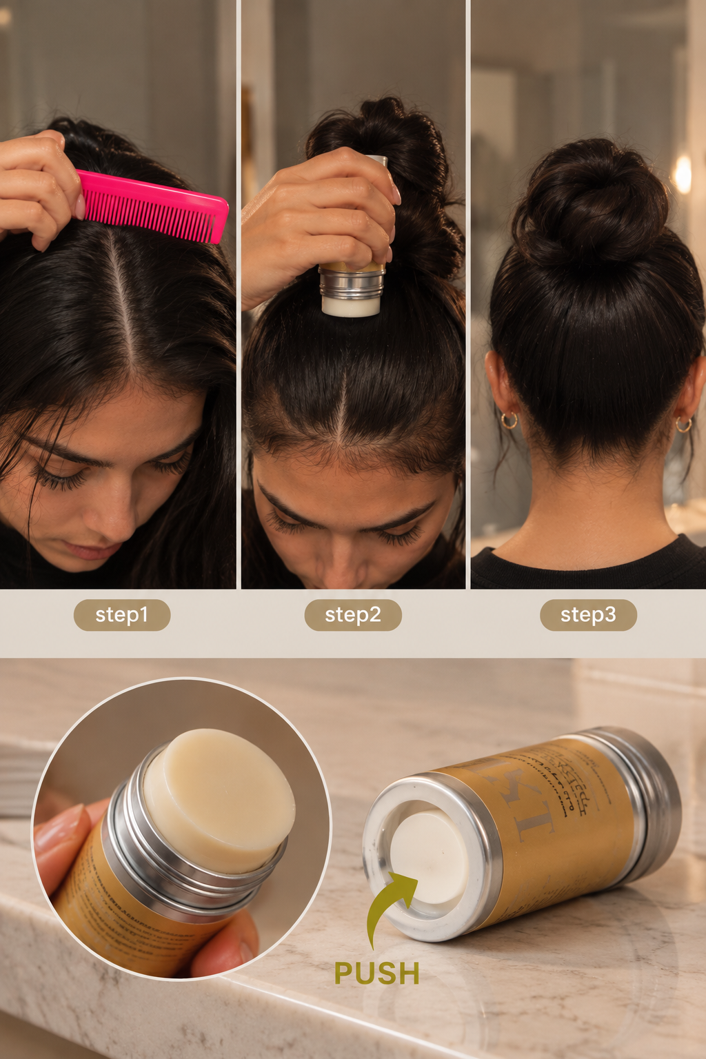 Hair Wax Stick Styling Kit – Slick Back, Flyaway & Baby Hair