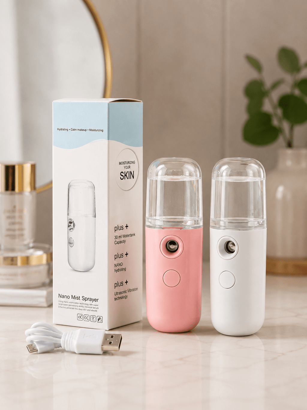 GlowMist™ Hydrating Nano Facial Sprayer- Skincare - Glow Beauty