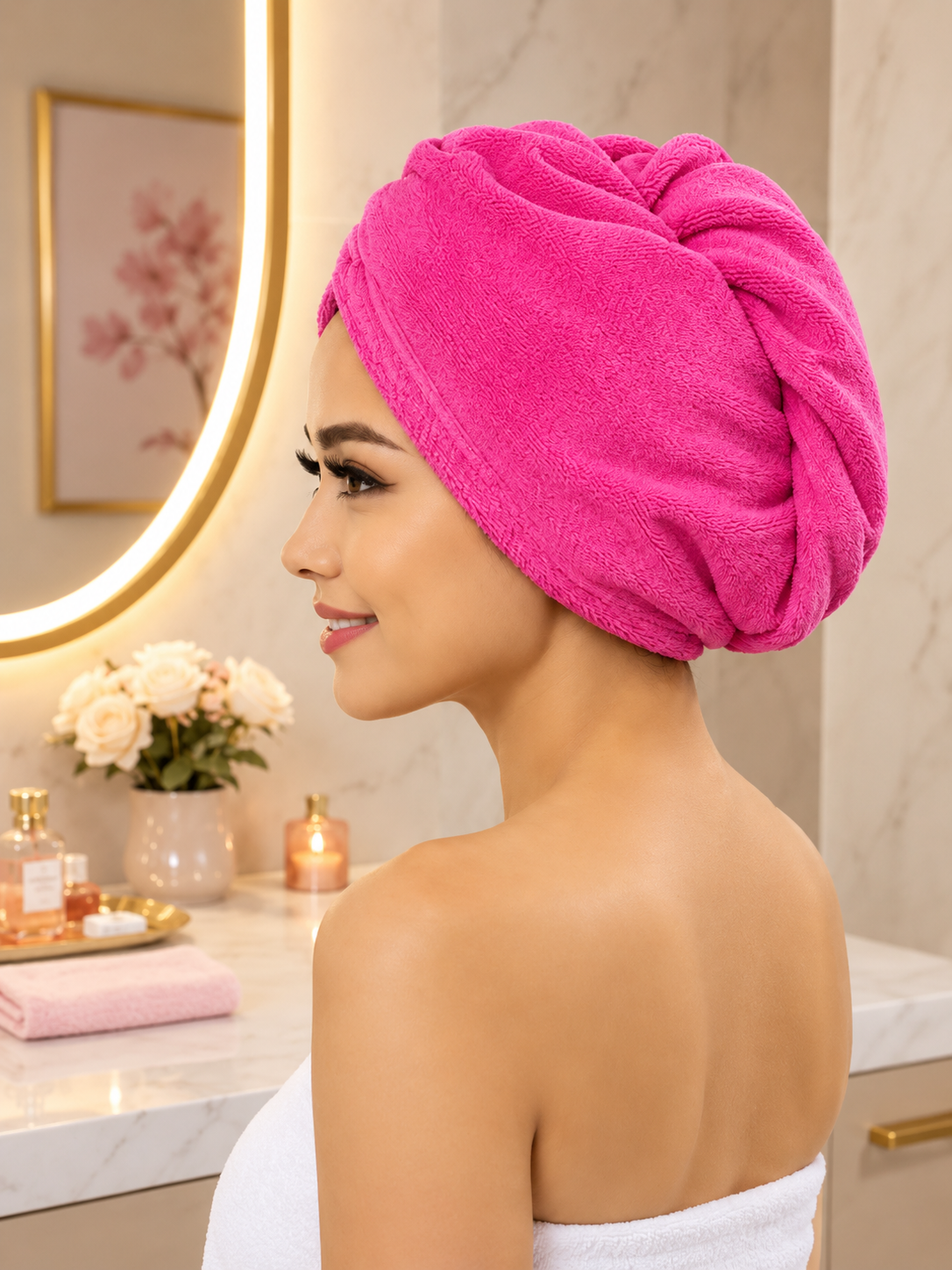 Microfiber Quick-Dry Hair Towel
