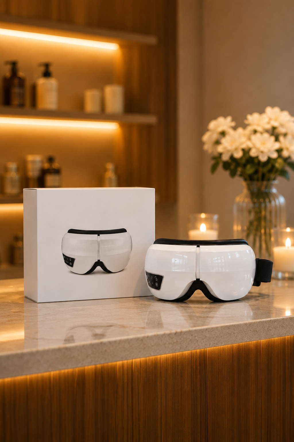 Smart Eye Massager | Heat & Bluetooth