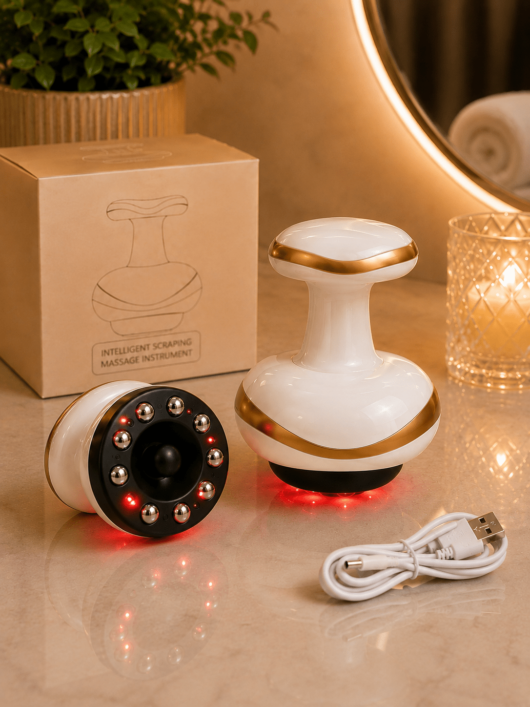 Electric Cupping Massager with Heat & Suction - Best Sellers - Glow Beauty